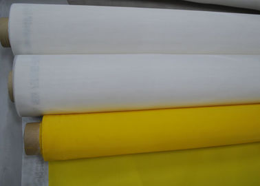 고밀도, 91 미크론을 인쇄하는 노란 폴리에스테 메시 직물 실크 스크린 t-셔츠
