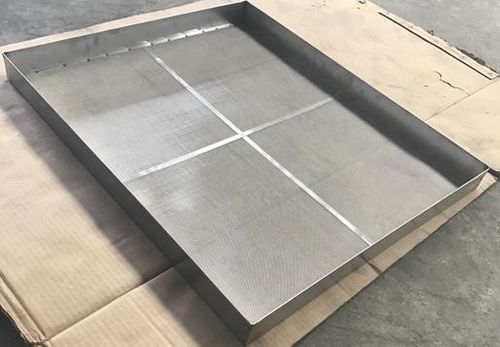 Latest company news about 80 조각 0.6mm 여는 크기 금속 메시 쟁반