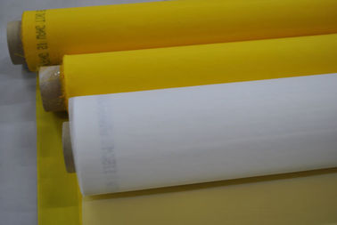 노란 색깔에 세라믹스 인쇄를 위한 77T 100%Polyester 스크린 인쇄 메시