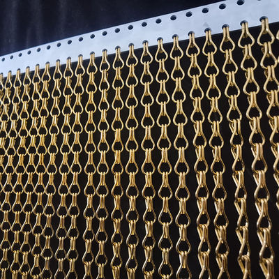 좋은 가격 사용자 정의 색상 장식 알루미늄 이중 갈고리 플라이 스크린 망막 공간 분할기 온라인으로