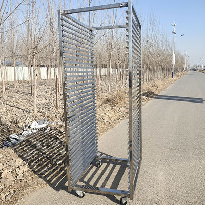 좋은 가격 열 저항성 스테인리스 스틸 랙 트롤리 일반 1.2mm L 블레이드 두께 온라인으로