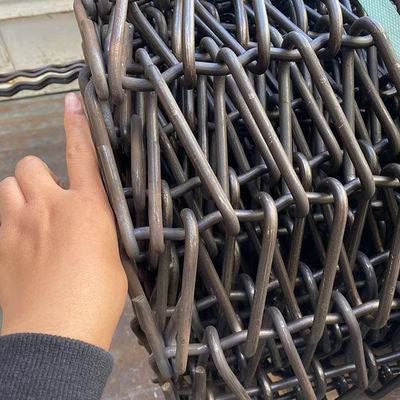 좋은 가격 샌드블래싱 머신 망간제철 나선형 와이어 메시 컨베이어 벨트 온라인으로