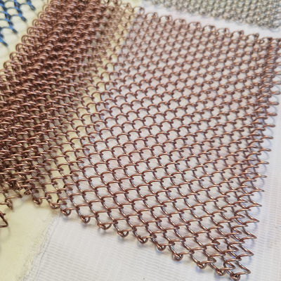 좋은 가격 가벼운 무게 알루미늄 장식 금속 와이어 메시 코일 캐비닛 문 온라인으로