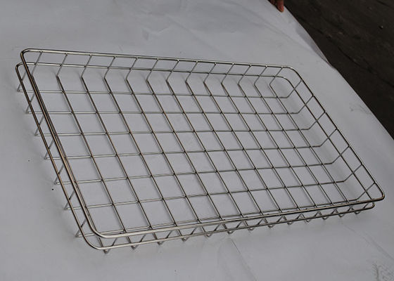 좋은 가격 Resuable 304 FDA 3mm Stainless Steel Wire Mesh Tray Baking Bread 온라인으로