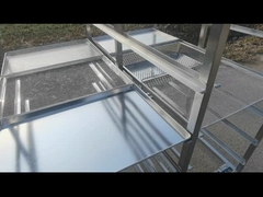 중용 스테인리스 스틸 건조 랙 트레이 트롤리