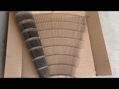 304 스테인리스 스틸 에노버 메시 컨베이어 벨트 초콜릿