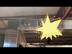 4인치 바퀴 스테인리스 스틸 랙 트롤리 건조실용 300kg