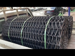 샷 블래싱 기계에 사용되는 와이어 메시 컨베이어 띠