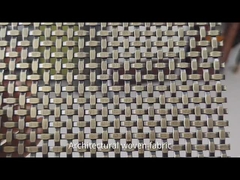 304 316 건축용 스테인레스 스틸 직물망 장식 건물 정면 천장