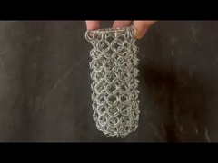 스테인리스 스틸 체인메일 링 메쉬 백