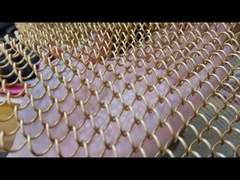 결혼식용 장식용 금속 코일 드레퍼리 망