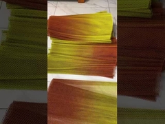 호텔 또는 레스토랑용 맞춤형 투톤 알루미늄 체인 링크 와이어 메쉬 코일 커튼 천장