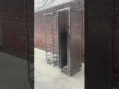 베이커 레스토랑 6 12 15 32 레이어 스테인리스 스틸 베이커리 트롤리 카트 시트 팬 랙