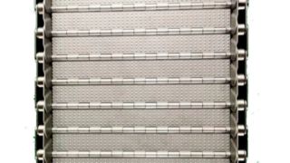 금속 높은 탄소 강철 경첩을 단 스크랩 칩 체인 플레이트 CNC 기계용 판금 메쉬 컨베이어 벨트