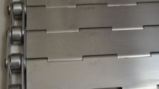 건빵 오븐 빵집 Anneali를 위한 금속 스테인리스 판금 체인 연결 금속 판 칩 컨베이어 벨트