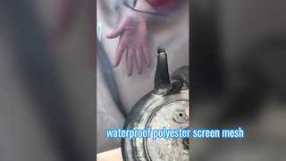 방수 65 미크론 검정색 폴리에스테르 스크린 메쉬