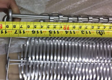 좋은 가격 훈장 편평한 철사 컨베이어 메시 벨트, 316 스테인리스 컨베이어 벨트 장시간 생활 온라인으로
