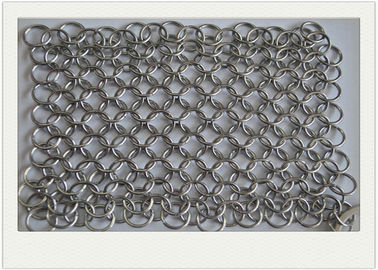 좋은 가격 비독성 6*8 스테인리스 Chainmail 수세미/무쇠 사슬 세탁기술자 온라인으로