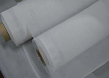 좋은 가격 백색 200 망사형 화면 인쇄 폴리에스테 직물 고열 저항하는 온라인으로