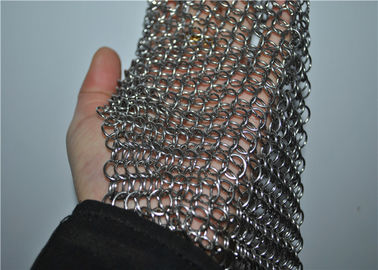 좋은 가격 비독성을 가진 스테인리스 Chainmail 정연한 수세미, 무쇠 세탁기술자 온라인으로