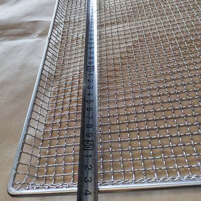 전문 800 x 600 mm 304 스테인리스 스틸 와이어 메쉬 오븐 베이킹 도넛 트레이