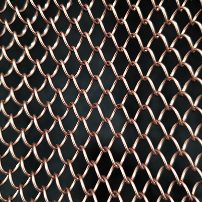 좋은 가격  Metal Mesh Curtain Bronze finish Hanging Wire Mesh Room Dividers For Ceiling 온라인으로