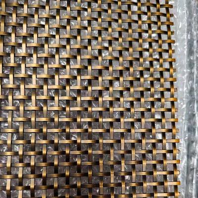 좋은 가격 플랫 와이어 금속 가구 스크린 단일 크림프 그릴 골동품 황동 마감 장식 짠 와이어 그릴 캐비닛 문 온라인으로