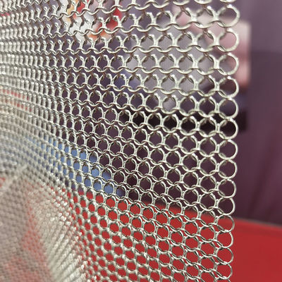 좋은 가격 Professional 316L Stainless Steel Welded Rings Chainmail Mesh for Outdoor Decoration 온라인으로