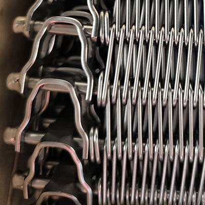 식품 빵 냉각 터널 라인 메쉬 체인 컨베이어 벨트 베이커리 쿠키 비스킷용