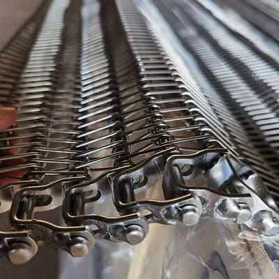 좋은 가격 주문형 크기 304 스테인레스 스틸 나선 격자 와이어 메시 컨베이어 벨트 빵 냉각 온라인으로