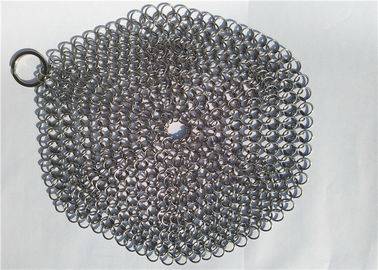 좋은 가격 취사도구 청소, 원형을 위한 7 인치 스테인리스 Chainmail 수세미 온라인으로