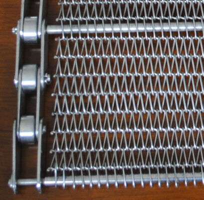 좋은 가격 カスタム耐熱連続食品 ss304 金属炭素鋼ビスケットピザオーブンベーカリーチェーンスパイラルワイヤーメッシュコンベヤベルト 온라인으로