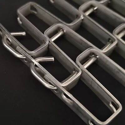 좋은 가격 주문 방열 지속적인 음식 ss304 금속 316 스테인리스 말굽 만리장성 메시 편평한 철사 벌집 컨베이어 벨트 온라인으로