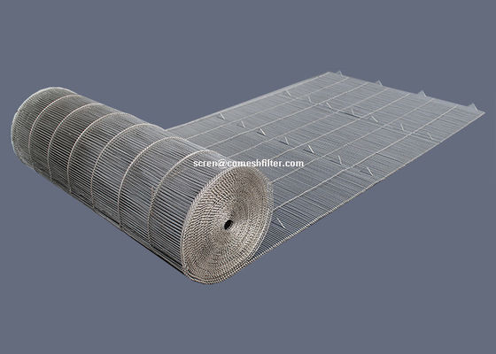장수 1mm 철사 직경을 가진 주문을 받아서 만들어진 강철 메시 컨베이어 벨트
