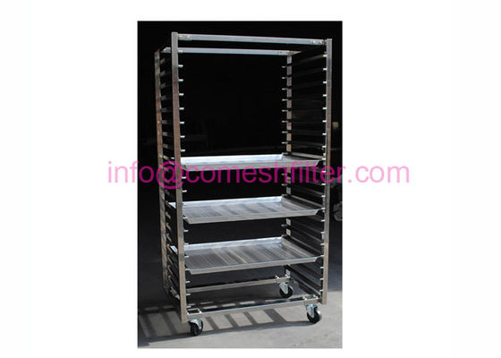 좋은 가격 20 층 600x800mm 건조 메쉬 트레이 스테인레스 강 랙 손수레 온라인으로