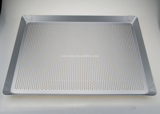 오븐을 위한 400x300mm 알루미늄 퍼포레이티드 바케트 트레이